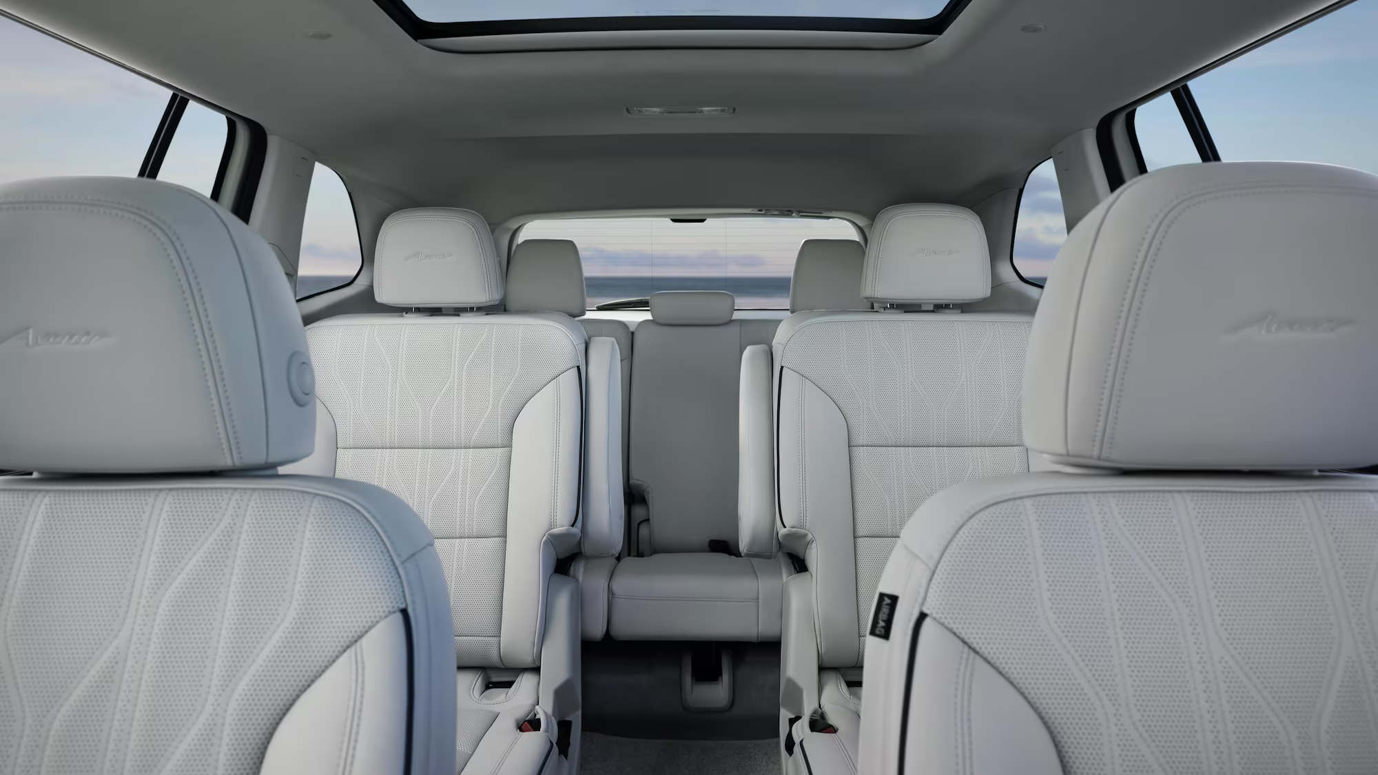 2025 Buick Enclave rows of interior seating