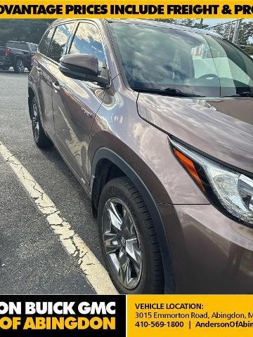 2019 Toyota Highlander Hybrid Limited Platinum