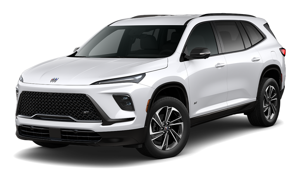 White Buick Enclave.