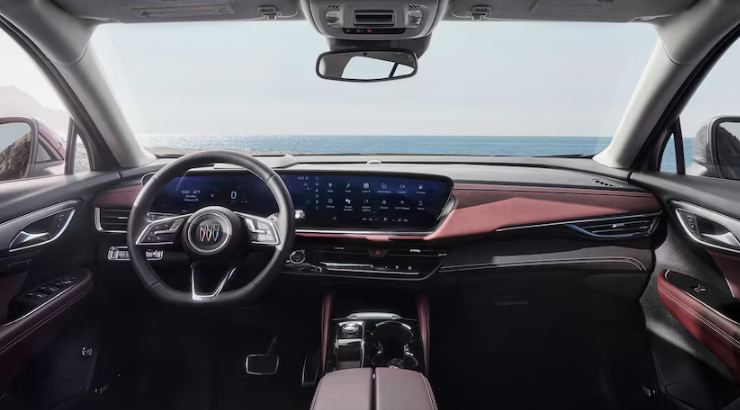 2026 Buick Envision interior with ultrawide display at Anderson Buick GMC of Hunt Valley.
