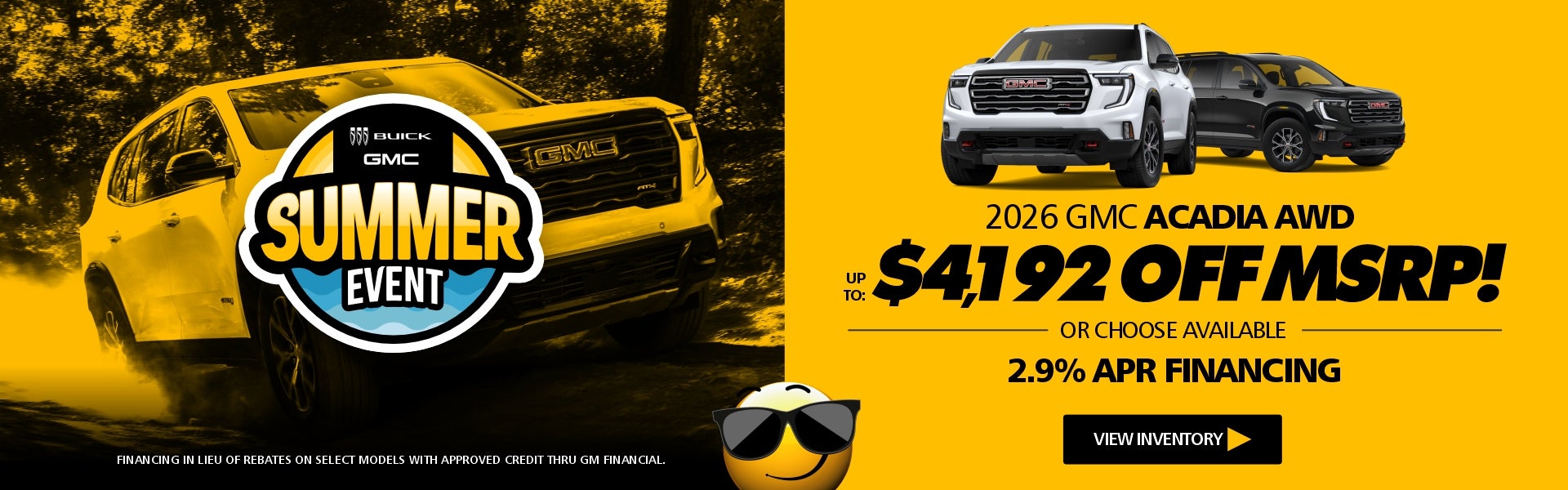 Up to $4,192 off MSRP