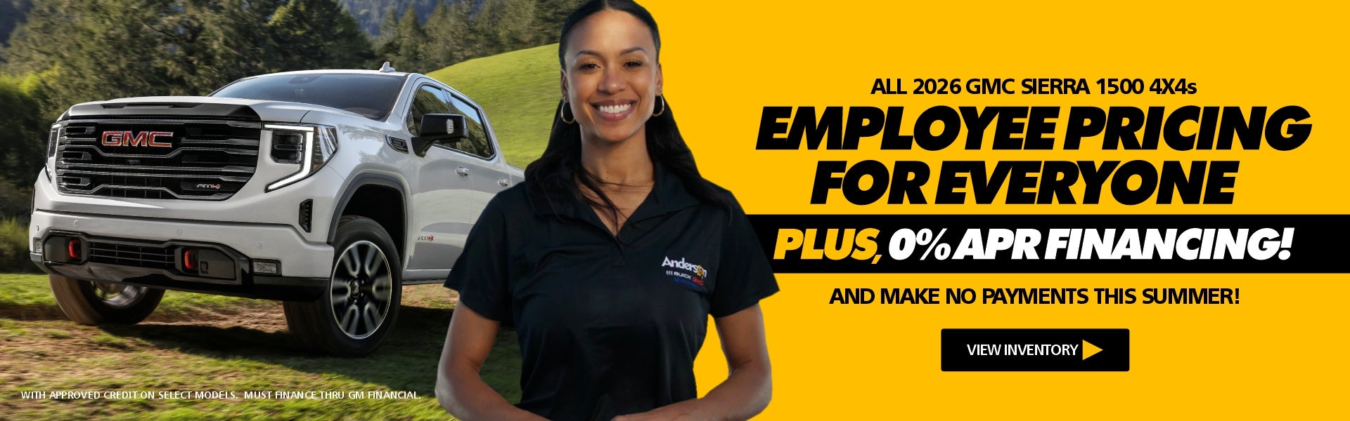 Employee Pricing for Everyone + 0% Financing and no payments