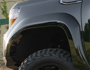 Color Keyed fender flare system